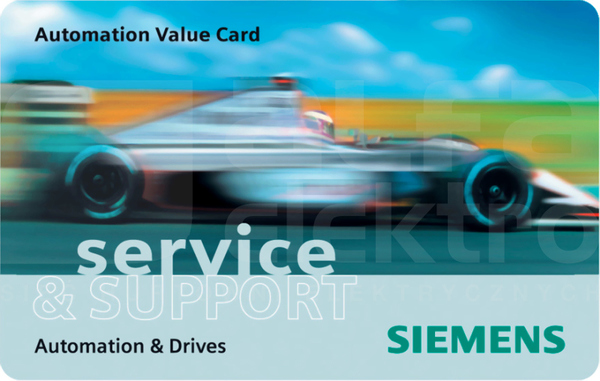 AUTOMATION VALUE CARD (200 CREDITS) Karta serwisowa