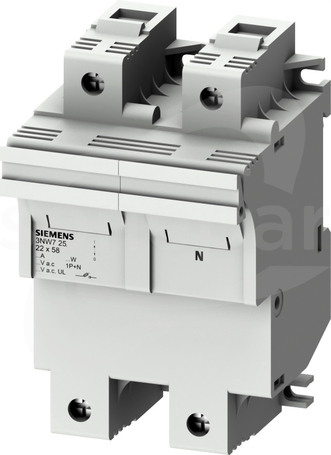 SENTRON22x58 mm 1P+N 100 A 690VAC Podstawa bezpiecznikowa
