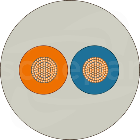 6XV18128A 2x0,75mm2 Przewód sterowniczy