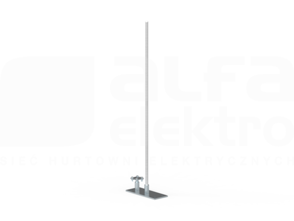 43.35/M AL (3,5mb) Aluminiowy MASZT UZIOMOWY Z PODSTAWĄ