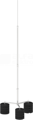 65.7 AL 4P CZ Maszt odgromowy na trójnogu