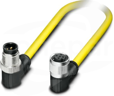 SAC-5P-M12MR/ 0,5-542/M12FR BK Kabel czujnika/urządzenia wykonawczego