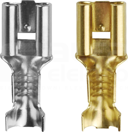 MS 6,3/1 (100szt) Nasuwka przewodowa