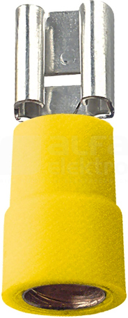 MSE 6,3/6 Sn (100szt) Nasuwka izolowana cynowana