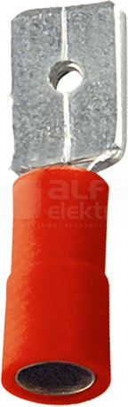 TSE 6,3/1 Sn (100szt) Wsuwka przewodowa izolowana