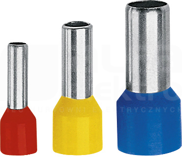 TE 4-10V szary (100szt) Końcówka tulejkowa izolowana