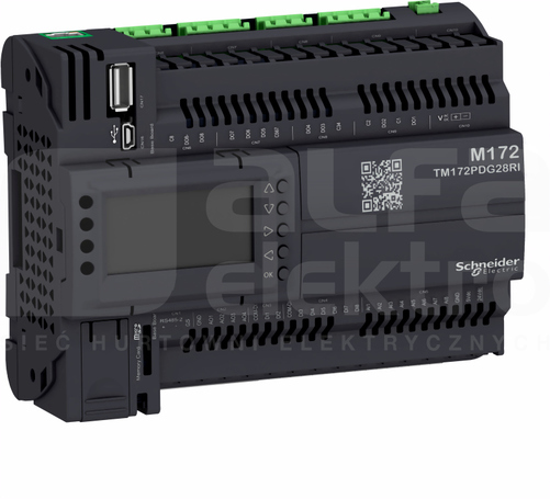 TM172PDG28RI 28WE/WY Eth 2RS485 Isol STEROWNIK LOGICZNY PLC Z WYŚWIETLACZEM