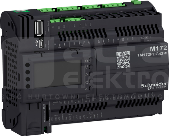 TM172PDG42RI 42WE/WY ETH 2xRS485 Isol STEROWNIK LOGICZNY PLC Z WYŚWIETLACZEM