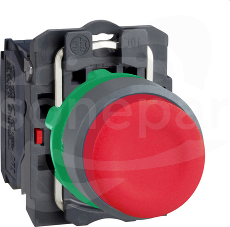XB5ALCUST02 Czerwony 22mm Plastikowy Nieoznakowany Przycisk