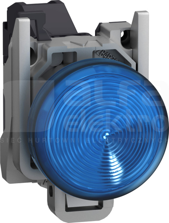 XB4BVBM6GEX 24...254 V AC/DC, NIEBIESKI Wskaźnik świetlny wbudow.LED