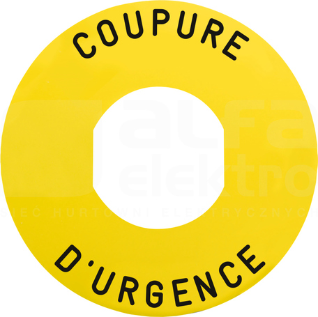 ZBY9160 COUPURE D'URGENCE Akcesoria