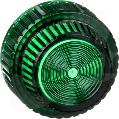 9001G31 Plastikowa dla podświetlenia zielona 30mm Soczewka