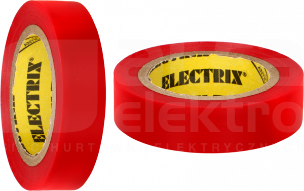 ELECTRIX 211 0,13x15mm 10m czerwony Taśma elektroizolacyjna