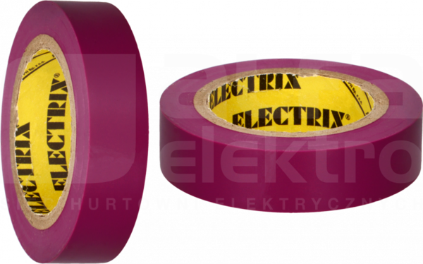 ELECTRIX 211 0,13x19mm 20m fioletowy Taśma elektroizolacyjna