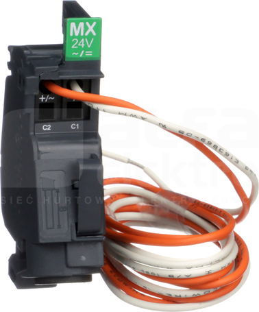NSXm MX 24VAC/DC Wyzwalacz podnapięciowy z okablowaniem
