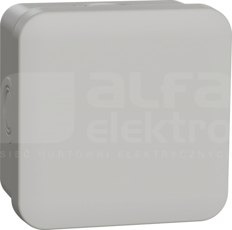 MUREVA 80x80x45mm Puszka rozgałęźna natynkowa z osłoną