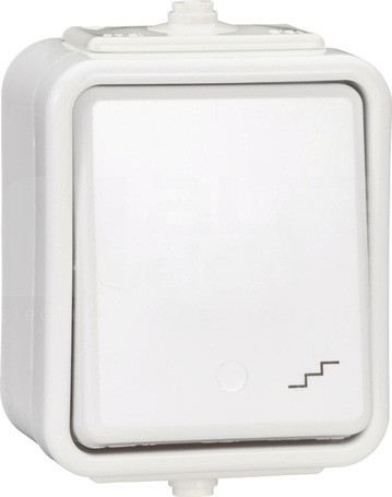CEDAR IP44 biały Łącznik schodowy