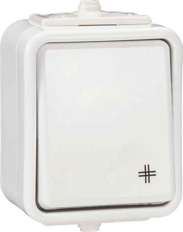 CEDAR IP44 biały Łącznik krzyżowy