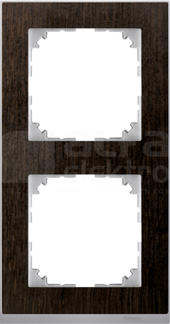 MERTEN M-PURE DECOR wenge Ramka 2-krotna