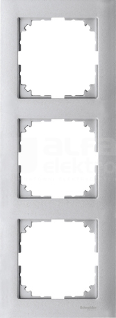 MERTEN M-PURE aluminium Ramka 3-krotna