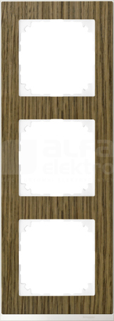 MERTEN M-PURE DECOR dąb Ramka 3-krotna