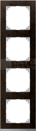 MERTEN M-PURE DECOR wenge Ramka 4-krotna