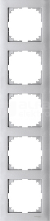 MERTEN M-PURE aluminium Ramka 5-krotna