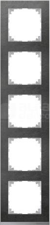 MERTEN M-PURE DECOR łupek Ramka 5-krotna