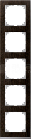 MERTEN M-PURE DECOR wenge Ramka 5-krotna
