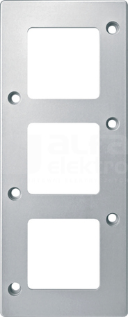 MERTEN WANDALOODPORNY aluminium Ramka 3-krotna