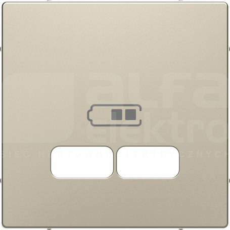 MERTEN D-LIFE piasek sahary Płytka centralna gniazda ładowania USB