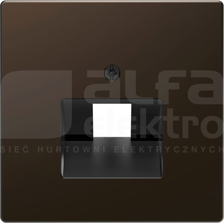 MERTEN D-LIFE mocca metalik Płytka centralna gniazda RJ45 ukośnego