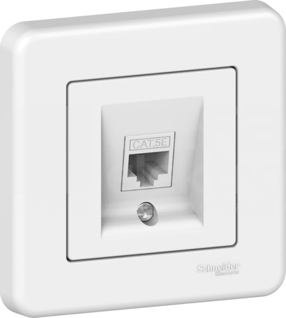 LNA4300121 biały Gniazdo komputerowe RJ45 kat.5