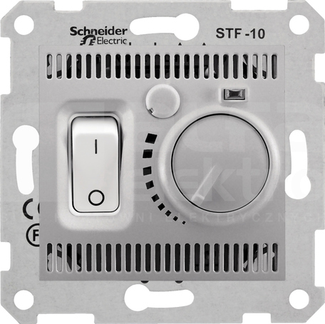SEDNA aluminium Regulator temperat.podłog.
