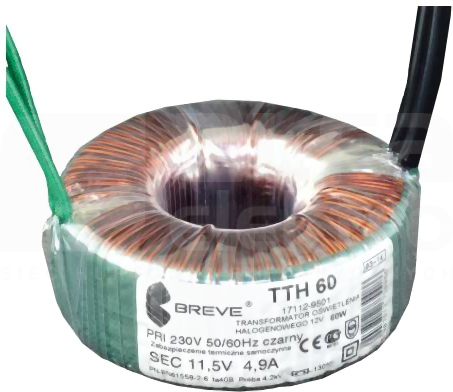 TTH 120VA 230/11,5V Trafo toroid z zabezp.