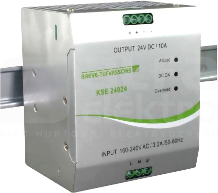 KSE 240W 230VAC/24VDC 10A Zasilacz impulsowy