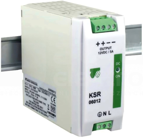 KSR 60W 230VAC/48VDC 1,25A Zasilacz impulsowy