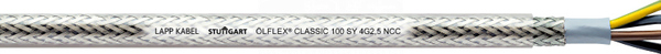 OLFLEX CLASSIC 100 SY 25G1,0 Przewód sterowniczy w oplocie stalowym