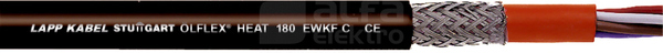 OLFLEX HEAT 180EWKF C 2x0,75 Przewód wysokotemperaturowy ekranowany bezhalogenowy