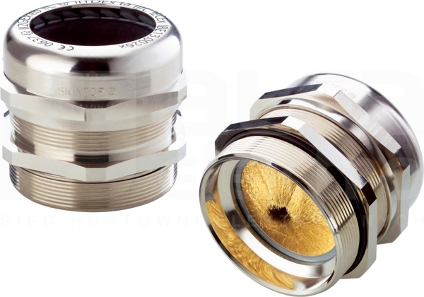 SKINTOP MS NPT BRUSH 1 1/4" 19-28 IP68 DŁAWNICA mosiężna