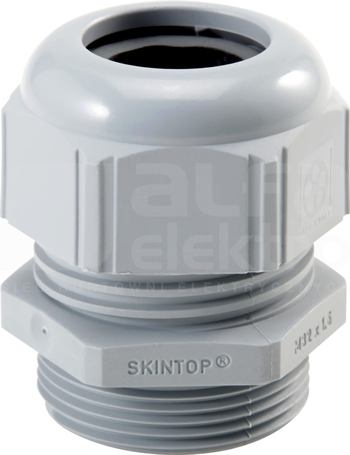 SKINTOP ST-M12X1,5 IP68 DŁAWNICA szara