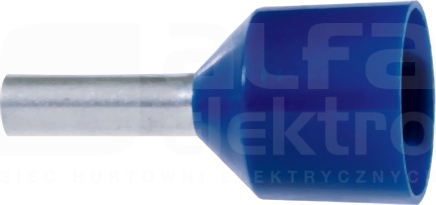 AHK 16/12 niebieski Końcówka tulejkowa izolowana