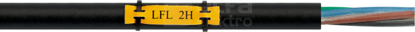 LFL 1H Y/W Etykieta oznacznika