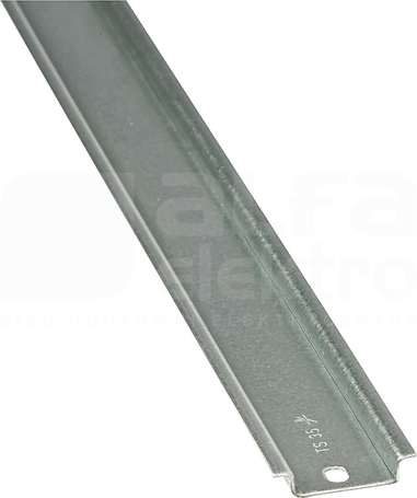 TS35P/1 biały (1mb) Szyna perforowana
