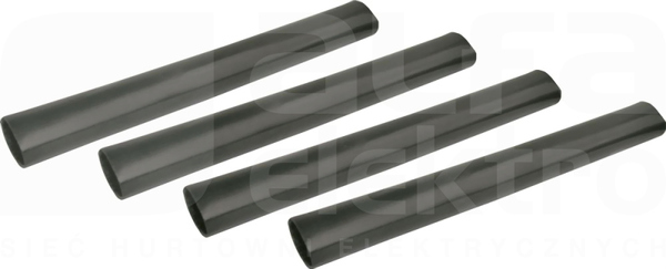 RPKS 9/3 czarny Wąż termokurcz.pogrub.z klej