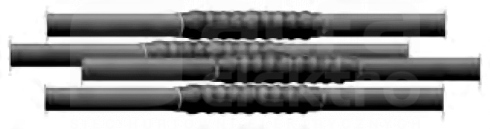 ZRMj-1/JLP-CX1 16-25mm2 (4szt) Mufa kabla Y(A)KY