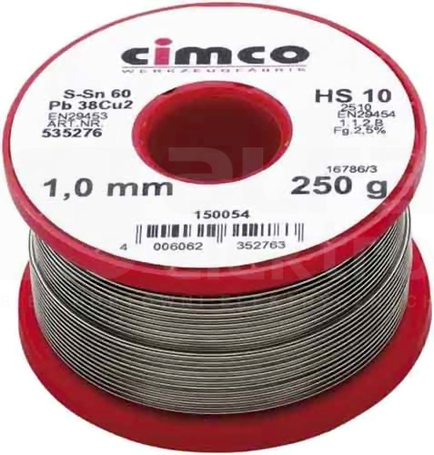 S-Sn60Pb38Cu2 1,5mm/100g Spoiwo