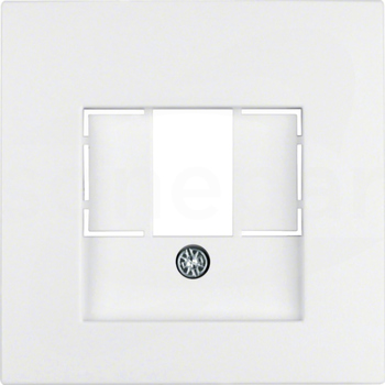 B.1/B.3/B.7 GLAS śnieżnobiały Element centr.gn.TAE/głośnikowego