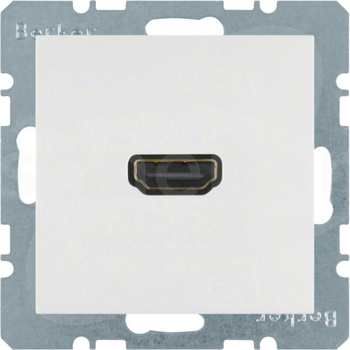 S.1/B.3/B.7 GLAS śnieżnobiały połysk Gniazdo HDMI