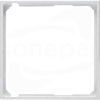 S.1/B.3/B.7 GLAS śnieżnobiały połysk Pierścień oddzielający płytki/el.centr.